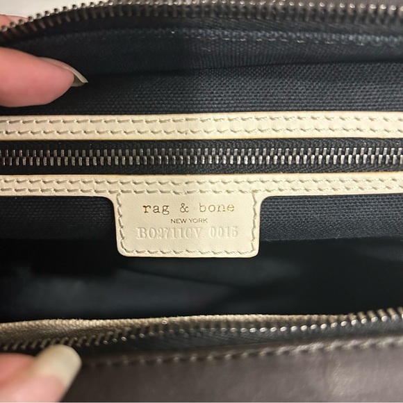 Rag & Bone Realm Two-Tone Leather Satchel Crossbody - Picture 7 of 12